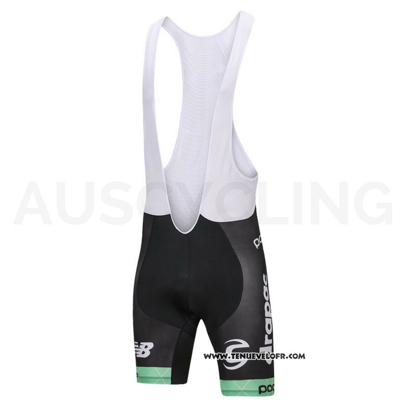 2018 Maillot Ciclismo Cannondale Drapac Blanc et Rose Manches Courtes et Cuissard